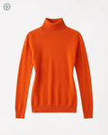 Suéter Feminino Gola Alta 100% Caxemira | Rest Money™