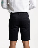 Bermuda Masculina de Sarja Preto | Rest Money™