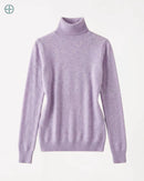 Suéter Feminino Gola Alta 100% Caxemira | Rest Money™