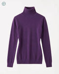 Suéter Feminino Gola Alta 100% Caxemira | Rest Money™