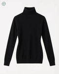 Suéter Feminino Gola Alta 100% Caxemira | Rest Money™