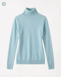 Suéter Feminino Gola Alta 100% Caxemira | Rest Money™