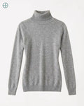 Suéter Feminino Gola Alta 100% Caxemira | Rest Money™