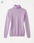 Suéter Feminino Gola Alta 100% Caxemira | Rest Money™