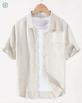 Camisa 100% Linho Manga Curta | Rest Money™