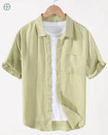 Camisa 100% Linho Manga Curta | Rest Money™