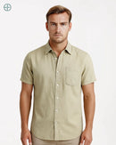 Camisa 100% Linho Manga Curta | Rest Money™