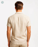 Camisa 100% Linho Manga Curta | Rest Money™