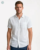 Camisa 100% Linho Manga Curta | Rest Money™