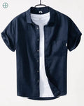 Camisa 100% Linho Manga Curta | Rest Money™