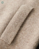 Cardigan Lapela 100% Caxemira Masculino | Rest Money™