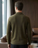 Cardigan Lapela 100% Caxemira Masculino | Rest Money™