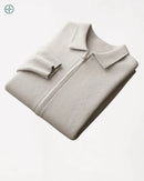 Cardigan Lapela 100% Caxemira Masculino | Rest Money™