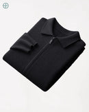 Cardigan Lapela 100% Caxemira Masculino | Rest Money™