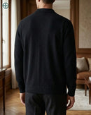 Cardigan Lapela 100% Caxemira Masculino | Rest Money™