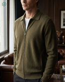 Cardigan Lapela 100% Caxemira Masculino | Rest Money™