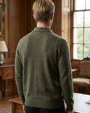 Cardigan Lapela 100% Caxemira Masculino | Rest Money™