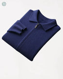 Cardigan Lapela 100% Caxemira Masculino | Rest Money™