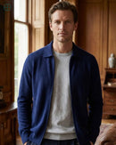 Cardigan Lapela 100% Caxemira Masculino | Rest Money™