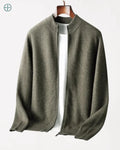Cardigan Masculino Manga Longa 100% Caxemira | Rest Money™