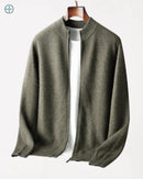 Cardigan Masculino Manga Longa 100% Caxemira | Rest Money™