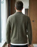 Cardigan Masculino Manga Longa 100% Caxemira | Rest Money™