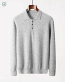 Polo 3 Botões Masculina 100% Caxemira | Rest Money™