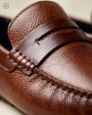 Mocassim Driver Cognac Old Money | Rest Money™