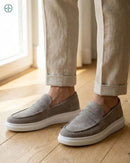 Mocassim Penny Loafer em Camurça | Rest Money™