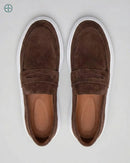 Mocassim Penny Loafer em Camurça | Rest Money™
