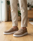 Mocassim Penny Loafer em Camurça | Rest Money™