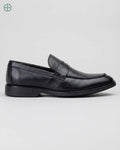 Mocassim Penny Loafer em Couro Liso | Rest Money™