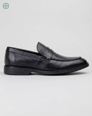 Mocassim Penny Loafer em Couro Liso | Rest Money™