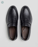 Mocassim Penny Loafer em Couro Liso | Rest Money™