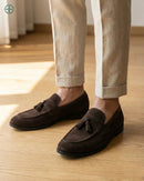 Mocassim Tassel Loafer de Camurça | Rest Money™
