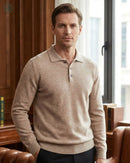 Polo 3 Botões Masculina 100% Caxemira | Rest Money™