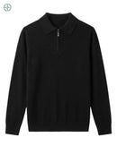 Pulôver Nobre Gola Polo 100% Caxemira | Rest Money™