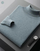 Suéter Masculino Gola Alta 100% Caxemira | Rest Money™