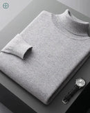 Suéter Masculino Gola Alta 100% Caxemira | Rest Money™