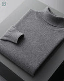 Suéter Masculino Gola Alta 100% Caxemira | Rest Money™