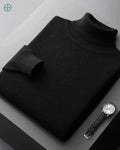 Suéter Masculino Gola Alta 100% Caxemira | Rest Money™