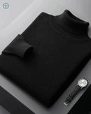 Suéter Masculino Gola Alta 100% Caxemira | Rest Money™