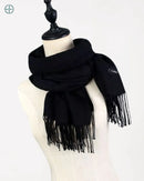 Cachecol Masculino Estilo Caxemira Preto | Rest Money™