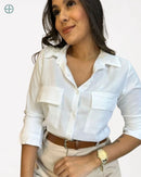 Camisete Feminina Viscolinho Manga Longa | Rest Money™
