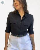 Camisete Feminina Viscolinho Manga Longa | Rest Money™