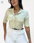 Camisete Feminina Viscolinho Manga Longa | Rest Money™
