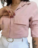 Camisete Feminina Viscolinho Manga Longa | Rest Money™