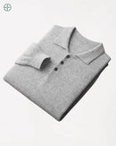 Polo 3 Botões Masculina 100% Caxemira | Rest Money™